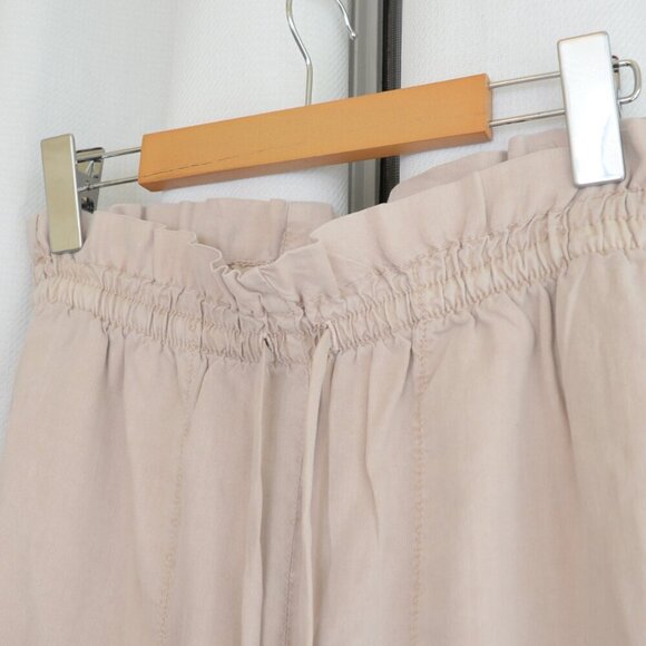 Bella Dahl Drawstring Pocket Joggers High Waist Beige Sz S - Picture 5 of 8